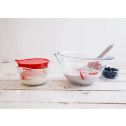 Pyrex Maatbeker met Deksel 1L