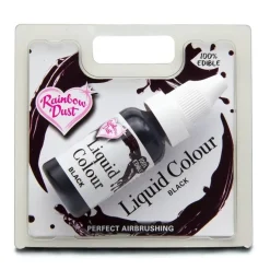 RD Liquid Colour Airbrush kleurstof Black 16 ml