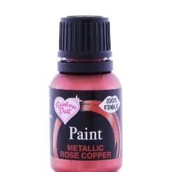 RD Metallic Food Paint Rose Copper 25ml