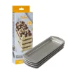 Rechthoekige Bakvorm Lagen Cake 25,5x10,5x2(h)cm 4st.