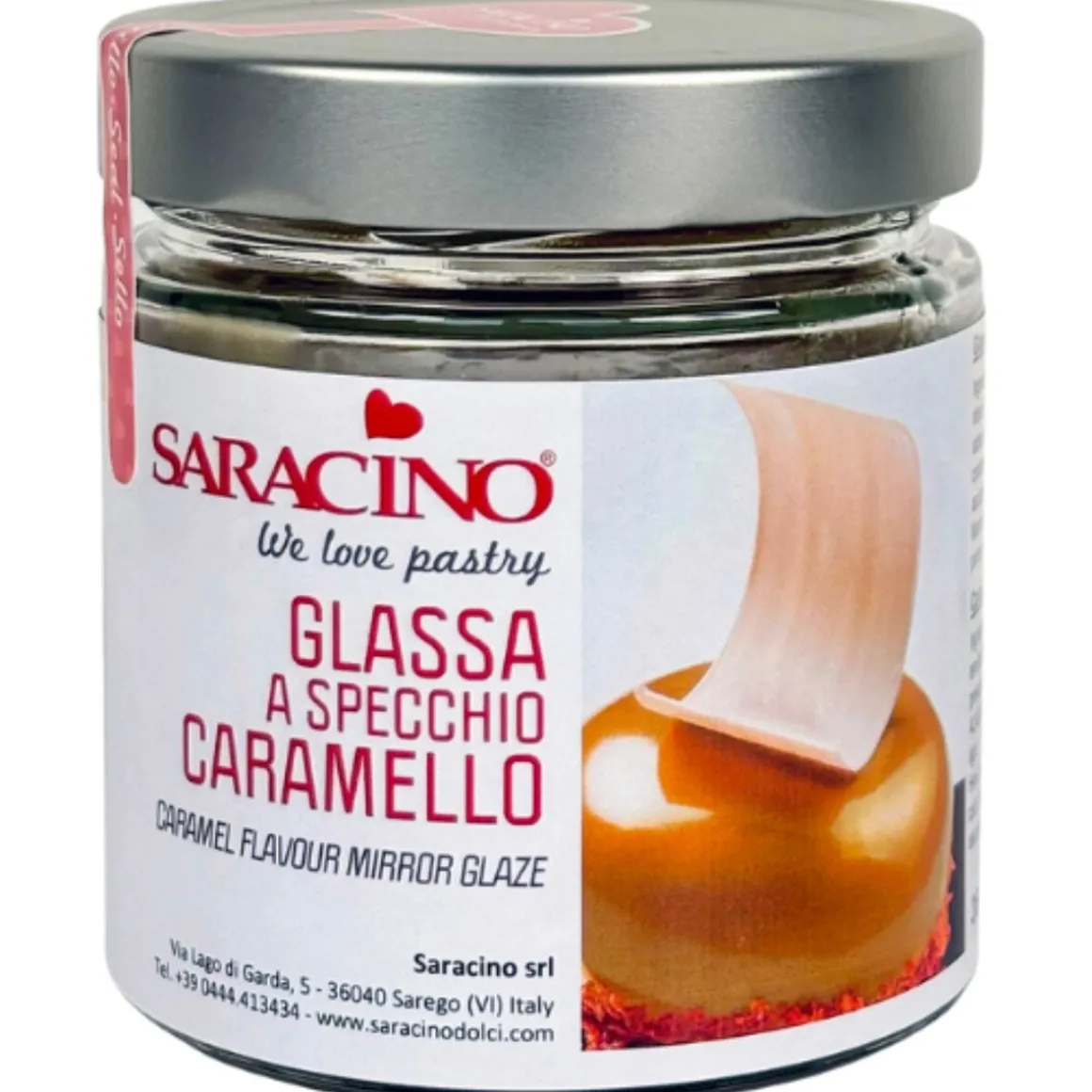 Saracino Mirror Glaze Caramel 350g