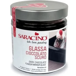 Saracino Mirror Glaze Pure Chocolade 350g