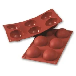 Siliconen Bakvorm Halve Bol Ø70h35mm (6)