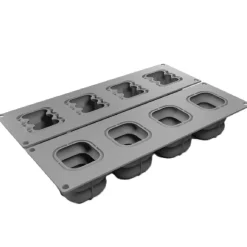 Siliconen Vorm Mini Cubik 34x10,2x5,7cm (Dinara Kasko) 2st.