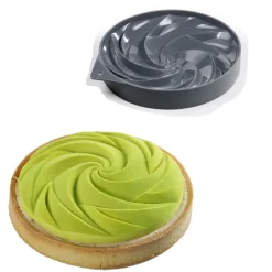 Siliconen Vorm Tart Arabesque Ø14x2,5cm (Dinara Kasko)