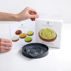 Siliconen Vorm Tart Diamond Ø14x2,5cm (Dinara Kasko)