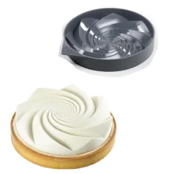 Siliconen Vorm Tart Spiral Ø14x2,5cm (Dinara Kasko)