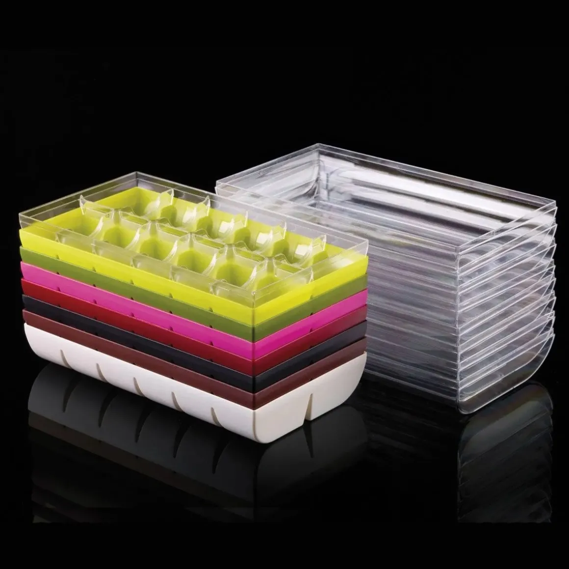 Silikomart Doosje voor 12 Macarons Fuchsia