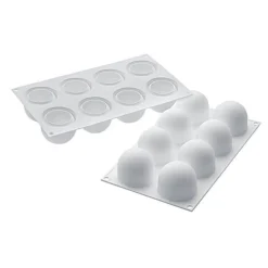 Silikomart Siliconen Bakvorm Bol (8x) Ø6,2x5,2cm