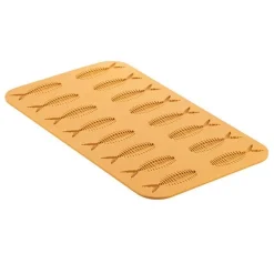 Silikomart Siliconen Mat Vis (18x) 104x35x5(h)mm