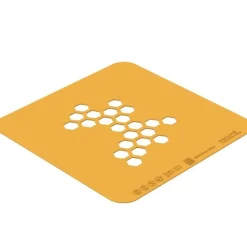 Silikomart Siliconen Stencil Honing 10x7,7x0,1cm Set/2