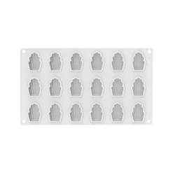 Silikomart Siliconen Vorm Madeleine XS (18) 4,5x3,3x1,6cm