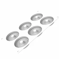 Silikomart Siliconenvorm & Taartring Set Tornado Ø8cm**