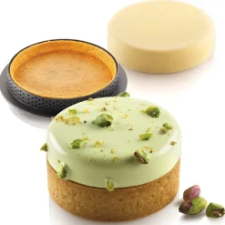 Silikomart Siliconenvorm & Taartring Set Rond Ø7cm**