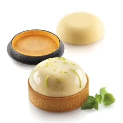 Silikomart Siliconenvorm & Taartring Set Palet Ø7cm