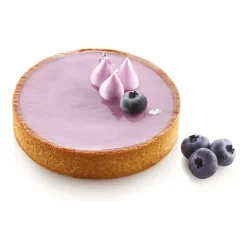 Silikomart Taartring Exoglass Geperforeerd Ø10x2 Set/4