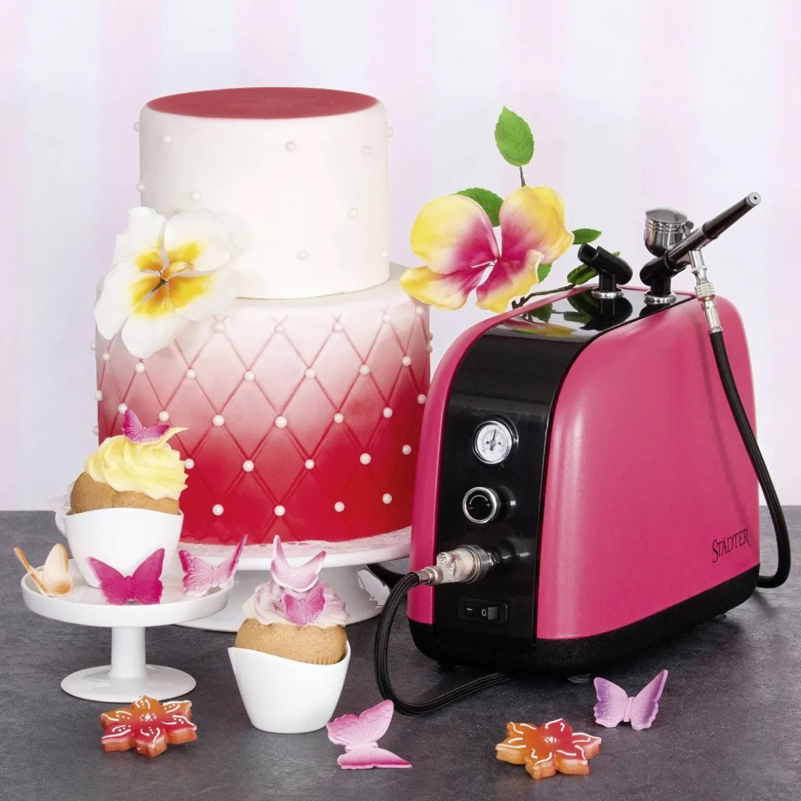 Städter Airbrush & Compressor Set