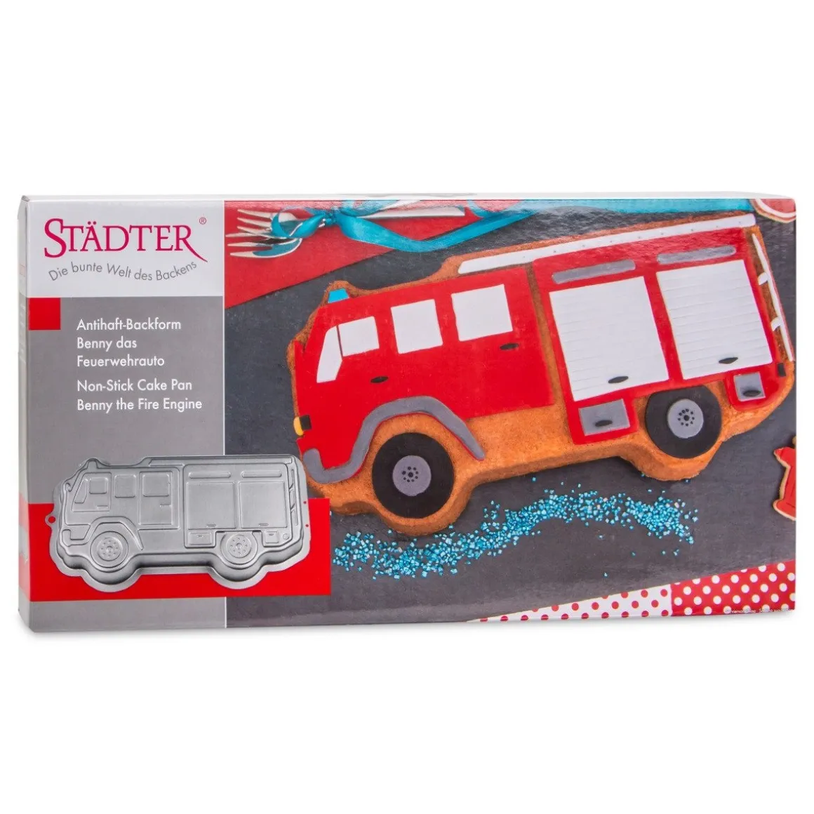 Städter Bakvorm Brandweerauto 33x17x4cm