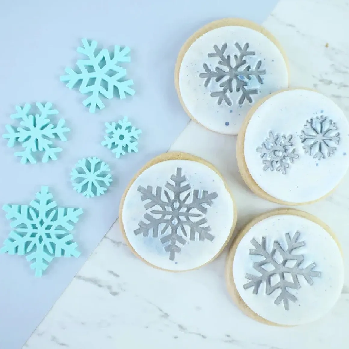 Sweet Stamp Snowflakes Elements