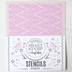 Sweet Stamp Stencil Marabou 21,5x25cm