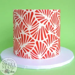 Sweet Stamp Stencil Scallop 21,5x25cm