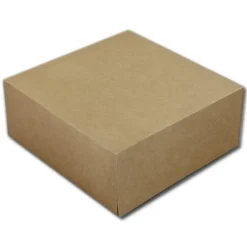 Taartdoos 19x19x8cm. Kraft 3st