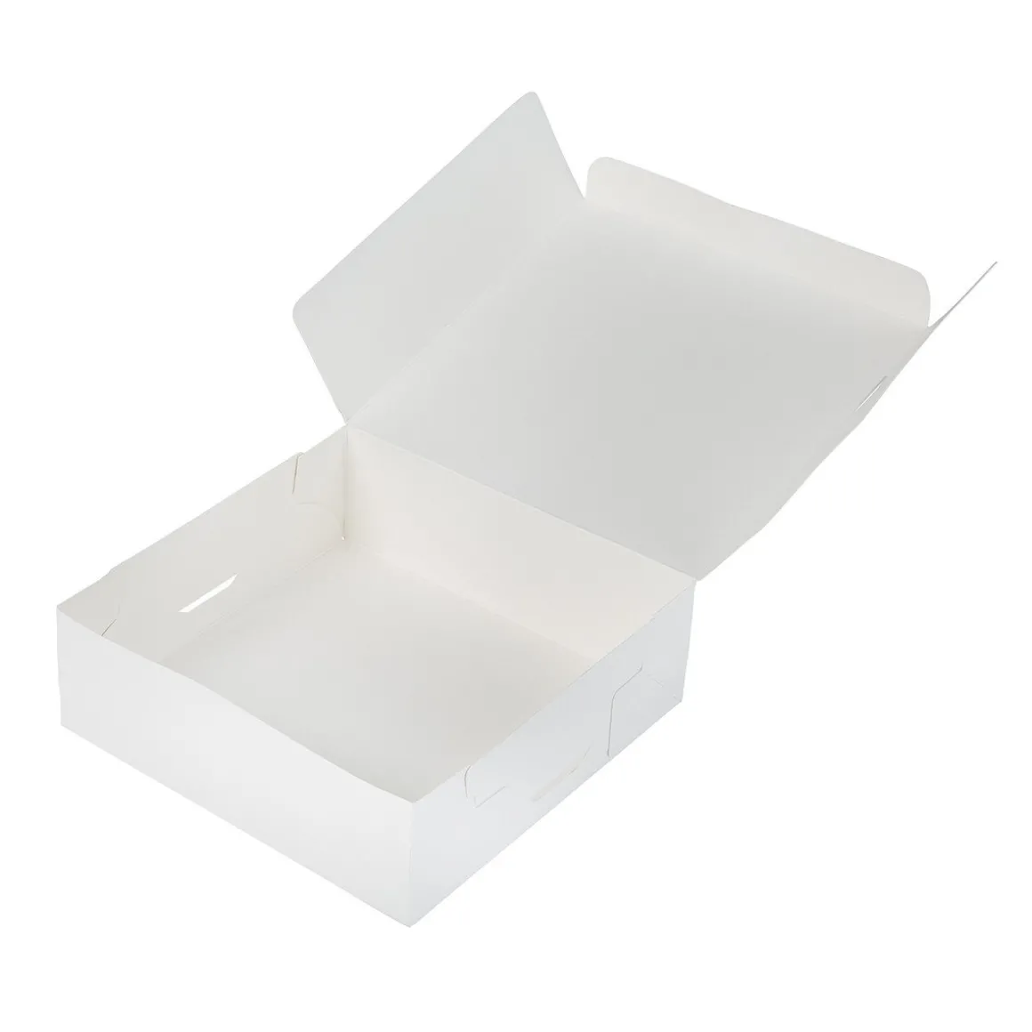 Taartdoos 15x15x5cm. Wit 50st