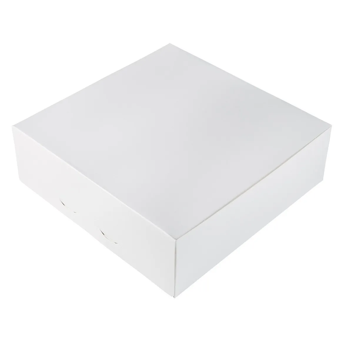 Taartdoos 25x25x8cm. Wit 3st