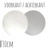 Taartonderzetter Wit / Zilver Ø30cm 100st.