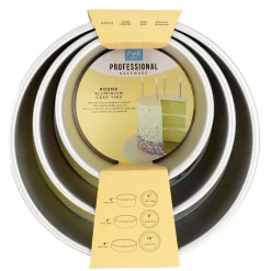 Taartpan PME Rond 10cm(h) Set/3
