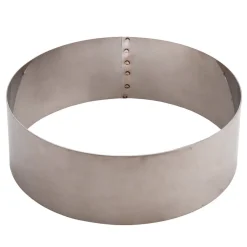 Taartring RVS Ø28x5cm**