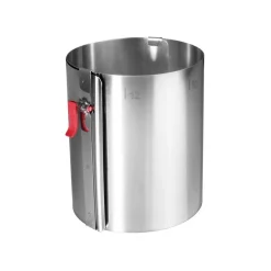 Taartring Verstelbaar met Klem Ø10-18cm x 15cm