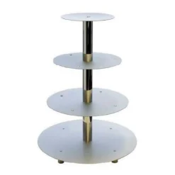 Taartstandaard Aluminium New York 4 etages