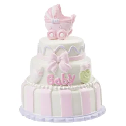 Taarttopper Baby Girl Taart Polystone 7,5cm