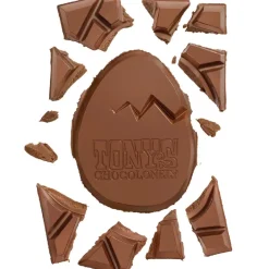 Tony's Chocolonely Paasreep Melk / Meringue / Citroen 180g