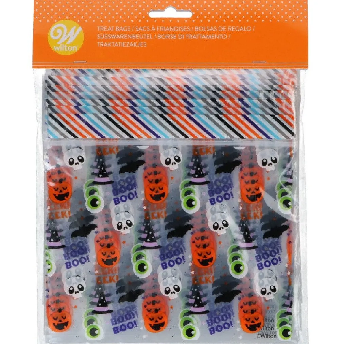 Wilton Hersluitbare Traktatiezakjes Boo! Eek! 20st