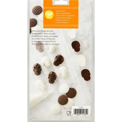 Wilton Plastic Bonbonvorm Doodshoofdjes (24x)