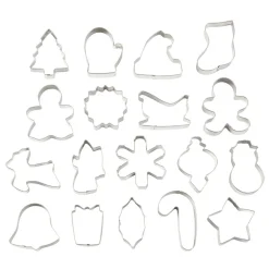 Wilton Uitstekers Kerst Assortiment Set/18