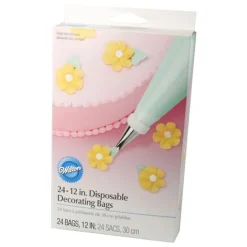 Wilton Wegwerp Spuitzakken 30 cm, 24 stuks